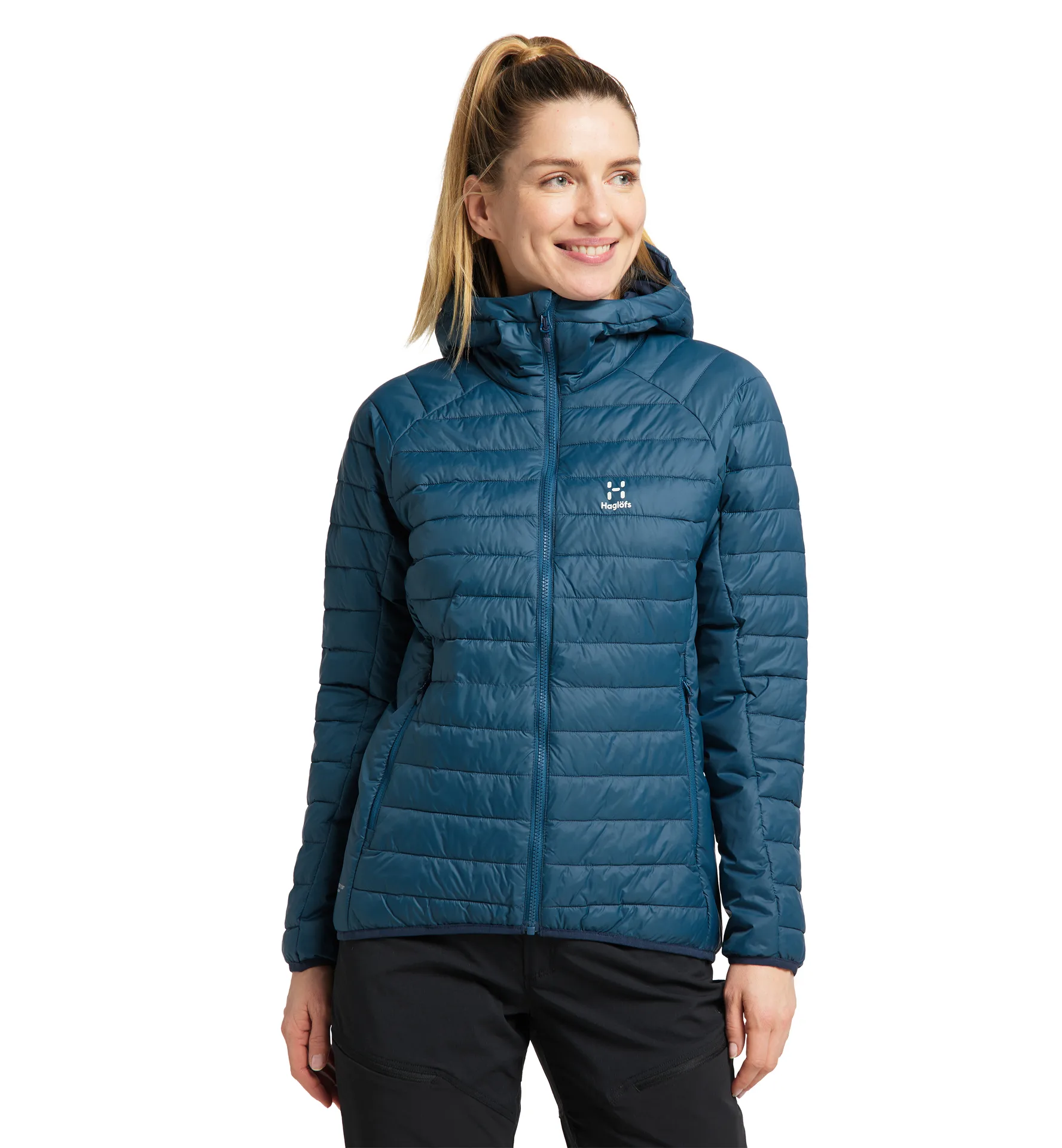 Rapid Mimic Hood Women Dark Ocean