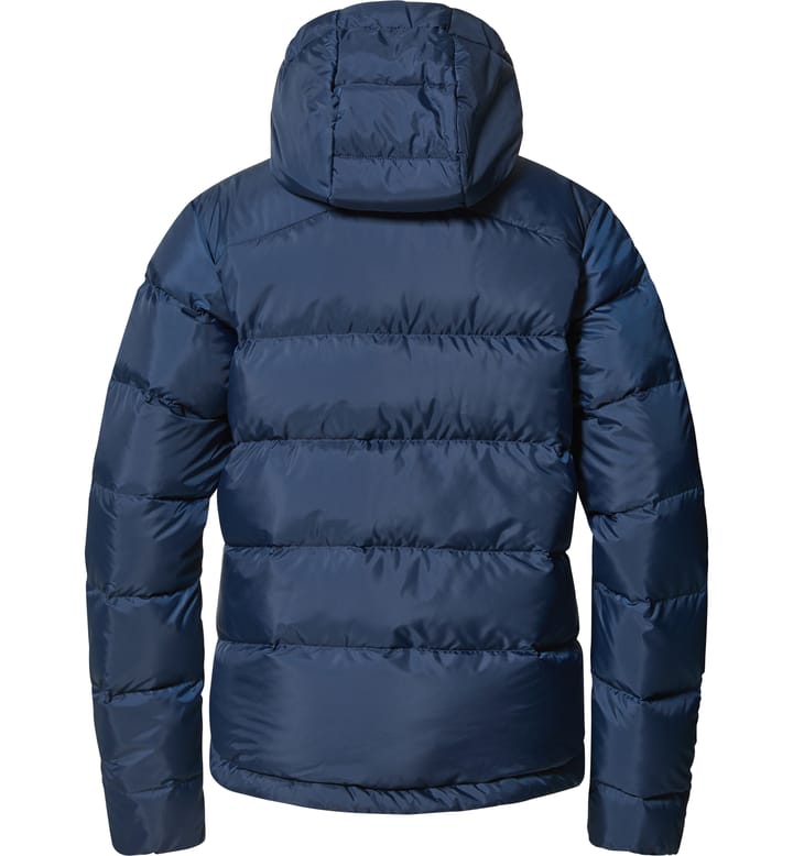 Fiction Down Hood Women Tarn Blue Fiction Down Hood Women Tarn Blue