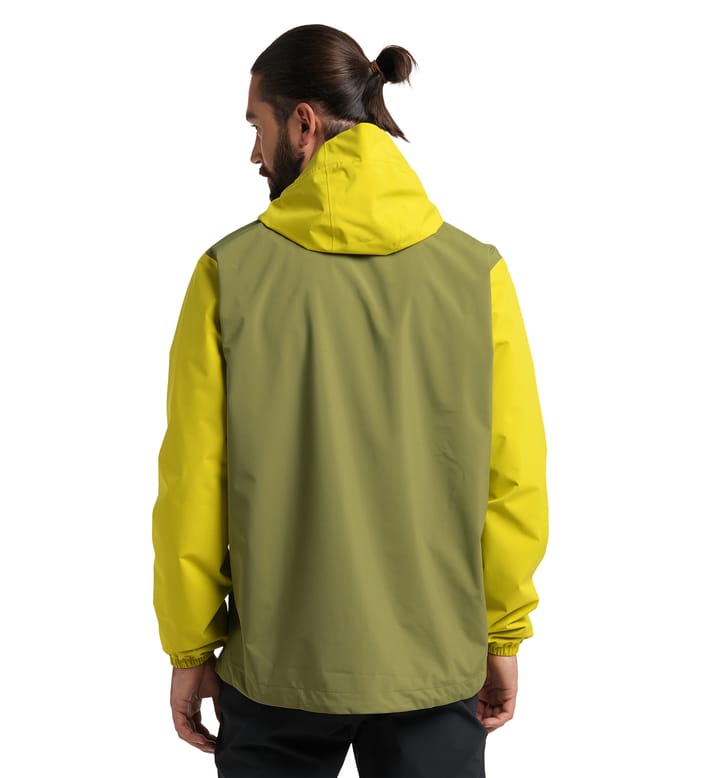 Buteo Jacket Men Olive Green/Aurora