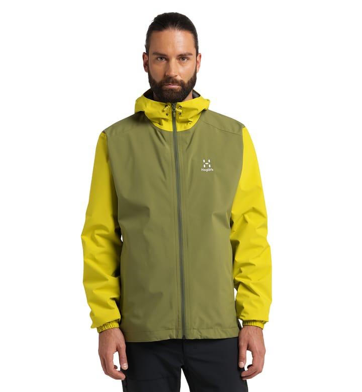 Buteo Jacket Men Olive Green/Aurora