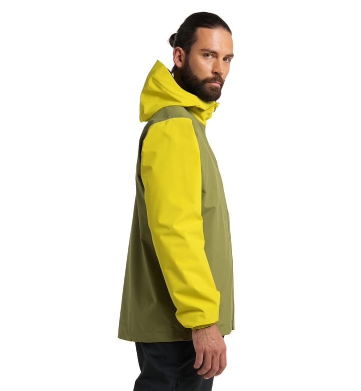 Buteo Jacket Men Olive Green/Aurora