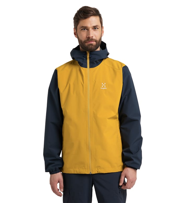 Buteo Jacket Men Autumn Leaves/Tarn Blue