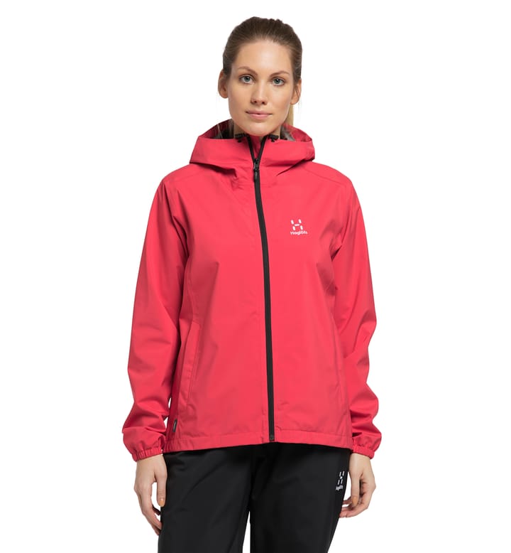 Buteo Jacket Women Hibiscus Red