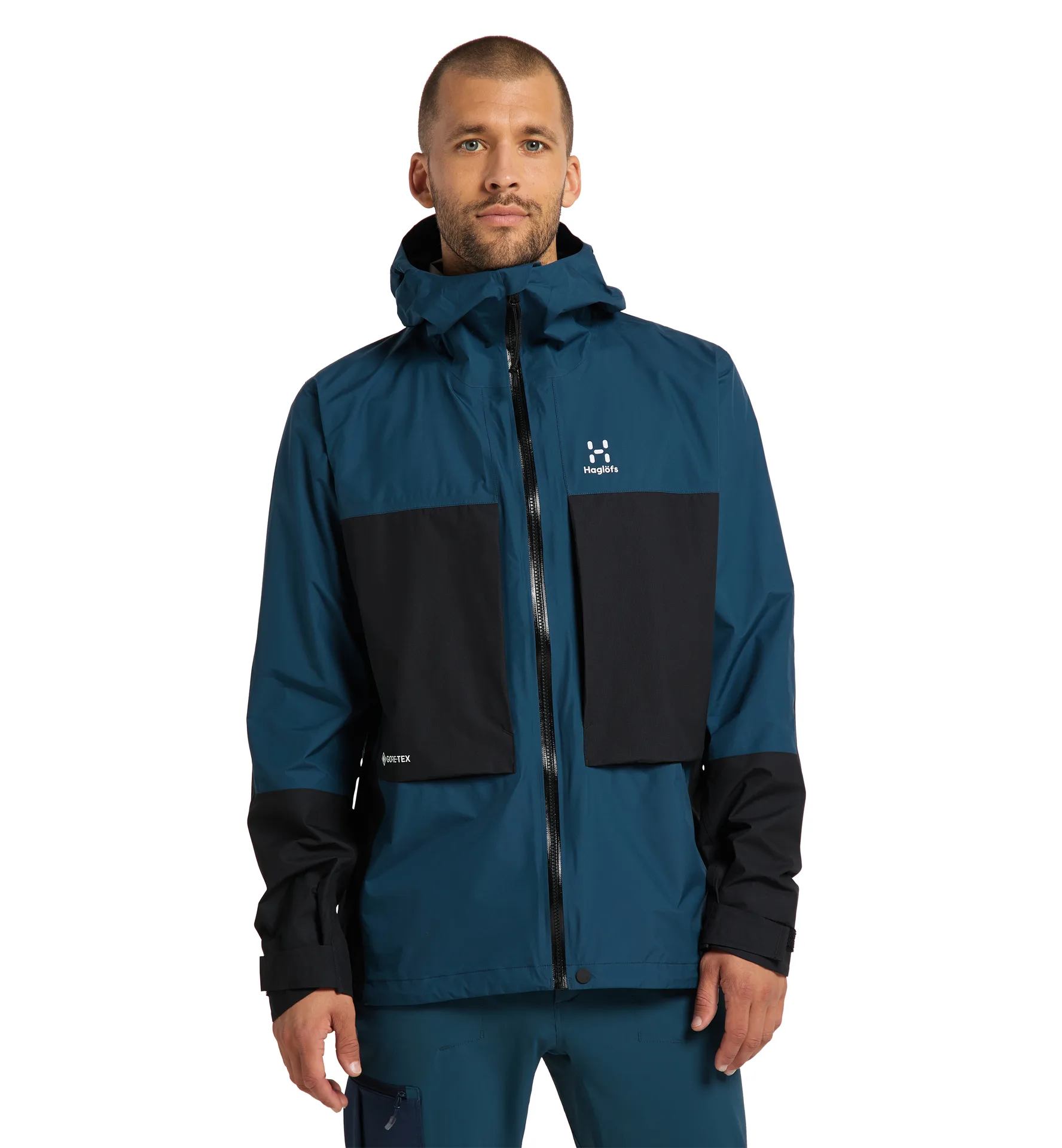 Roc Sheer GTX Jacket Men Dark Ocean/True Black