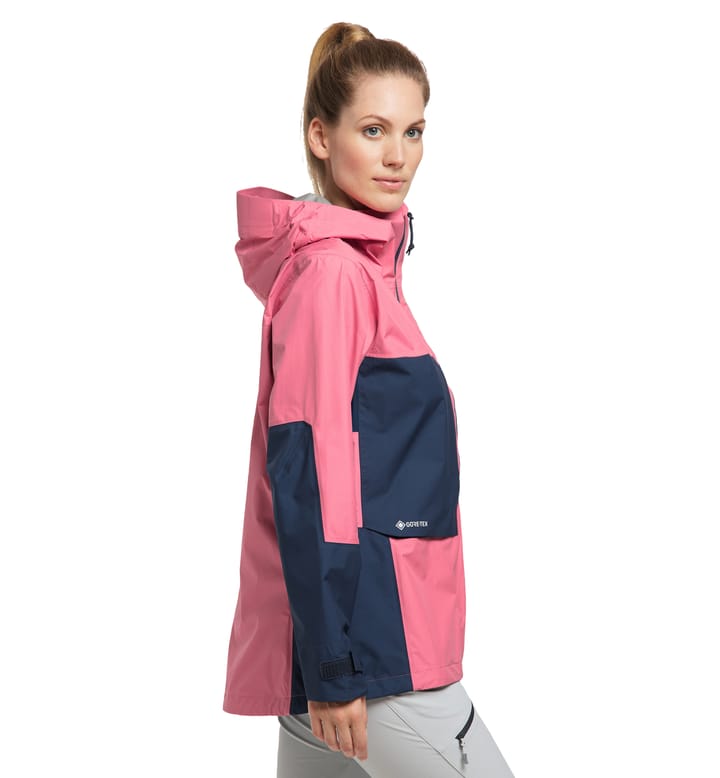 Roc Sheer GTX Jacket Women Tulip Pink/Tarn Blue