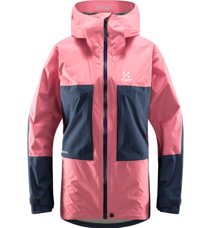 Roc Sheer GTX Jacket Women Tulip Pink/Tarn Blue