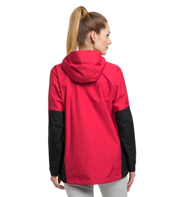 Roc Sheer GTX Jacket Women Scarlet Red/True Black
