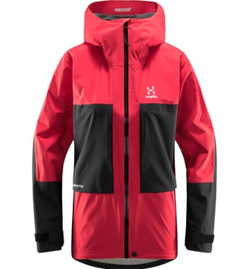 Roc Sheer GTX Jacket Women Scarlet Red/True Black