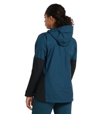 Roc Sheer GTX Jacket Women Dark Ocean/True Black