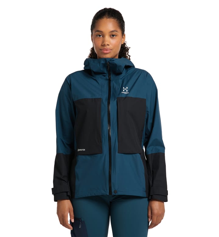 Roc Sheer GTX Jacket Women Dark Ocean/True Black