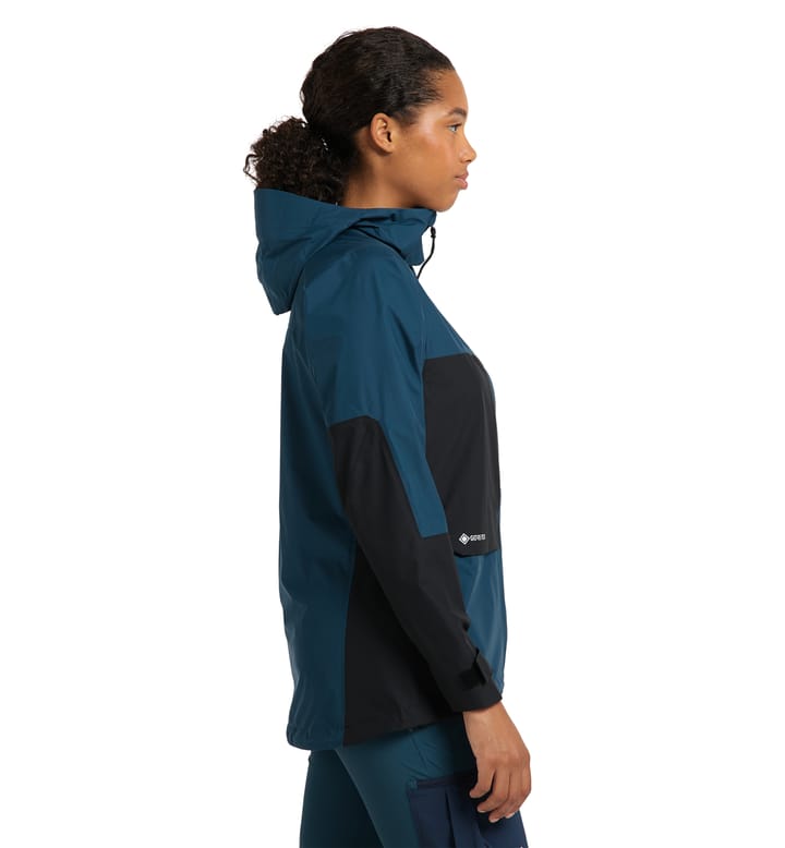 Roc Sheer GTX Jacket Women Dark Ocean/True Black