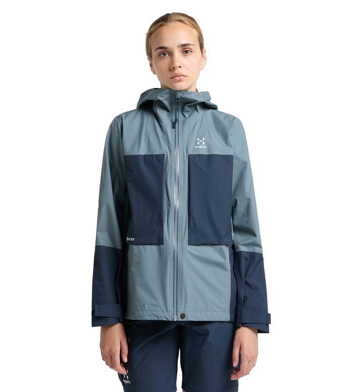 Roc Sheer GTX Jacket Women Steel Blue/Tarn Blue