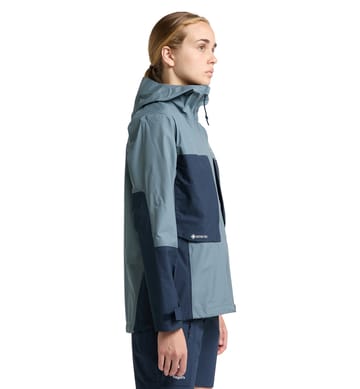 Roc Sheer GTX Jacket Women Steel blue/Tarn blue