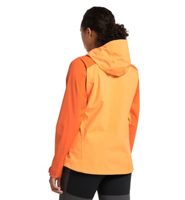 Spate Jacket Women Soft Orange/Flame Orange