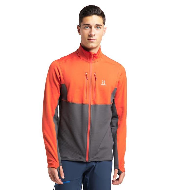 Roc Sheer Mid Jacket Men Habanero/Magnetite