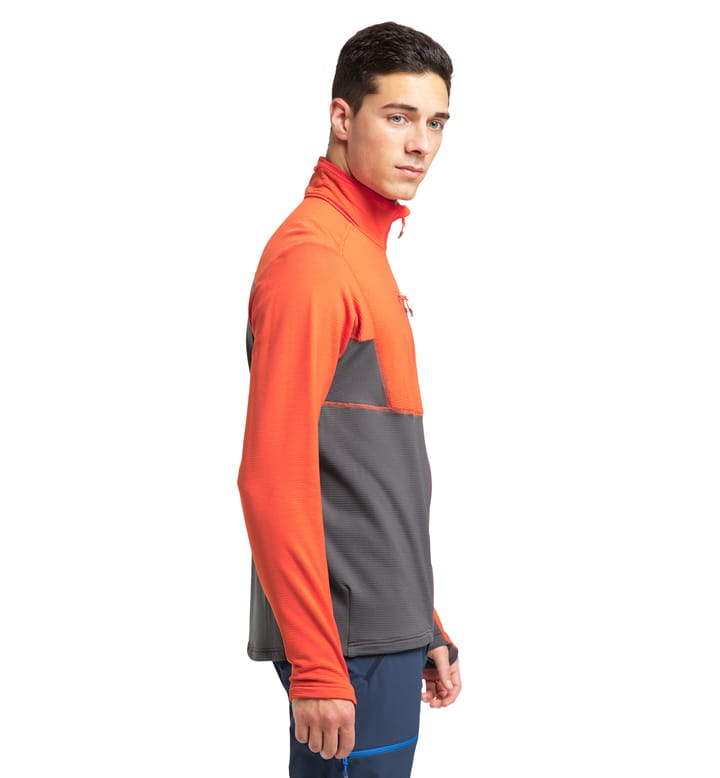 Roc Sheer Mid Jacket Men Habanero/Magnetite