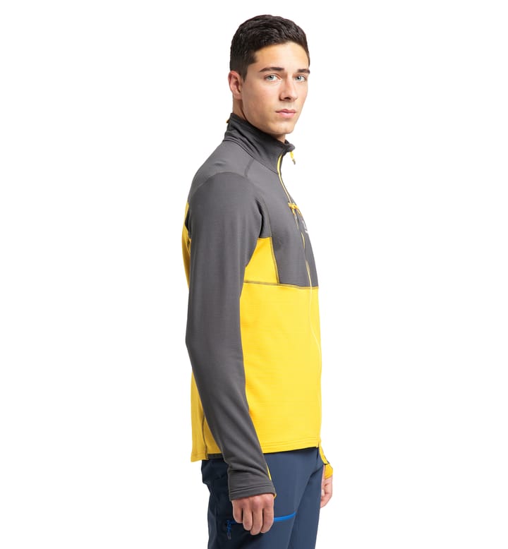Roc Sheer Mid Jacket Men Magnetite/Pumpkin Yellow Roc Sheer Mid Jacket Men Magnetite/Pumpkin Yellow