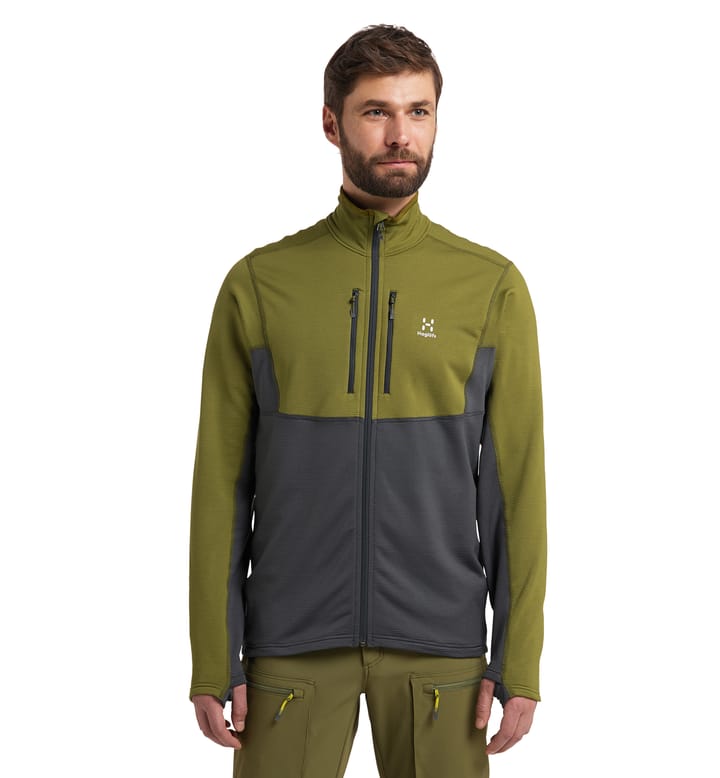 Roc Sheer Mid Jacket Men Olive Green/Magnetite