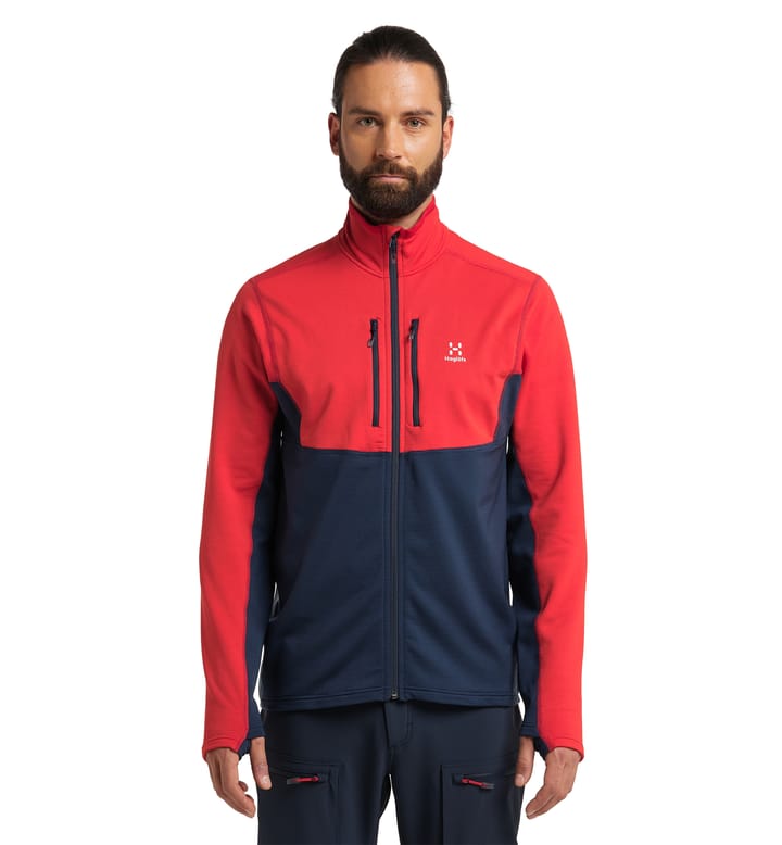 Roc Sheer Mid Jacket Men Zenith Red/Tarn Blue