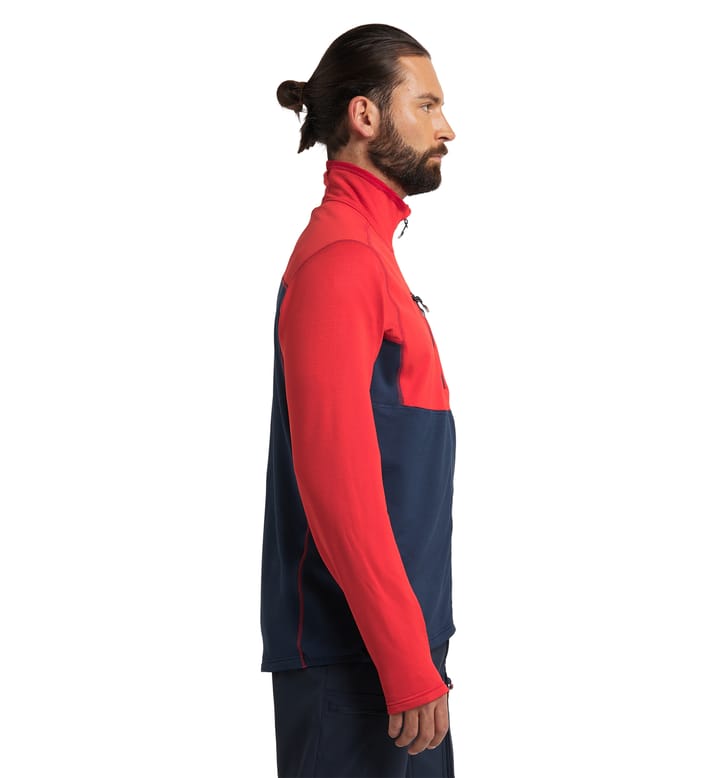 Roc Sheer Mid Jacket Men Zenith Red/Tarn Blue