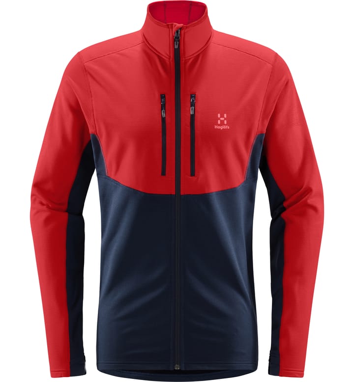 Roc Sheer Mid Jacket Men Zenith Red/Tarn Blue