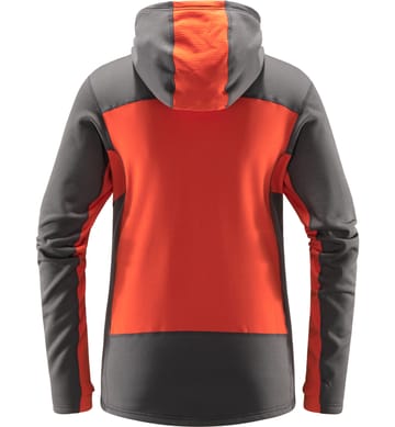 Roc Nordic Mid Hood Men Magnetite/Habanero