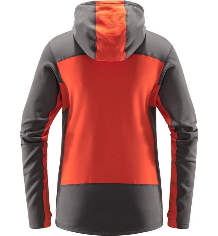 Roc Nordic Mid Hood Men Magnetite/Habanero