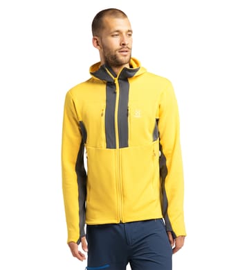 Roc Nordic Mid Hood Men Pumpkin Yellow/Magnetite