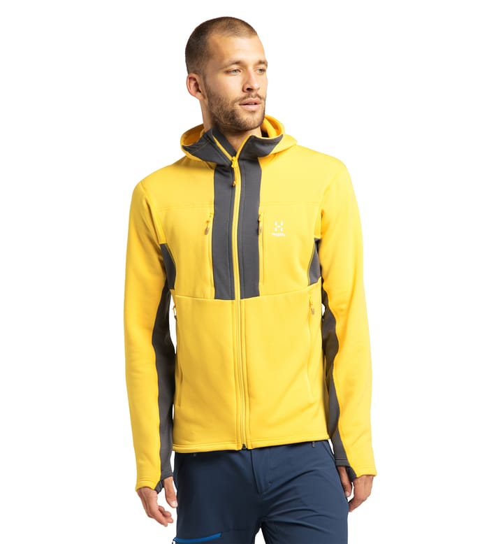 Roc Nordic Mid Hood Men Pumpkin Yellow/Magnetite Roc Nordic Mid Hood Men Pumpkin Yellow/Magnetite