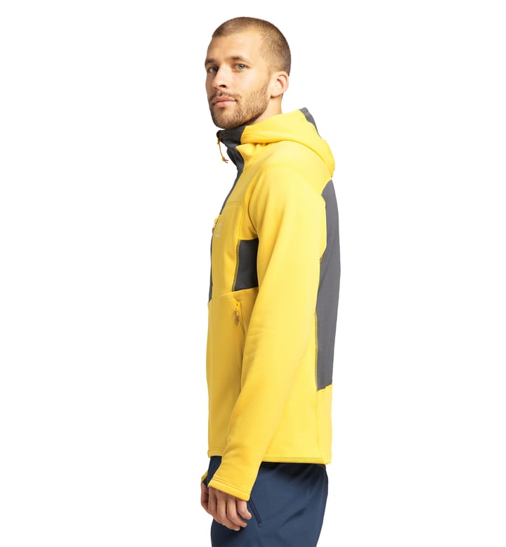 Roc Nordic Mid Hood Men Pumpkin Yellow/Magnetite Roc Nordic Mid Hood Men Pumpkin Yellow/Magnetite