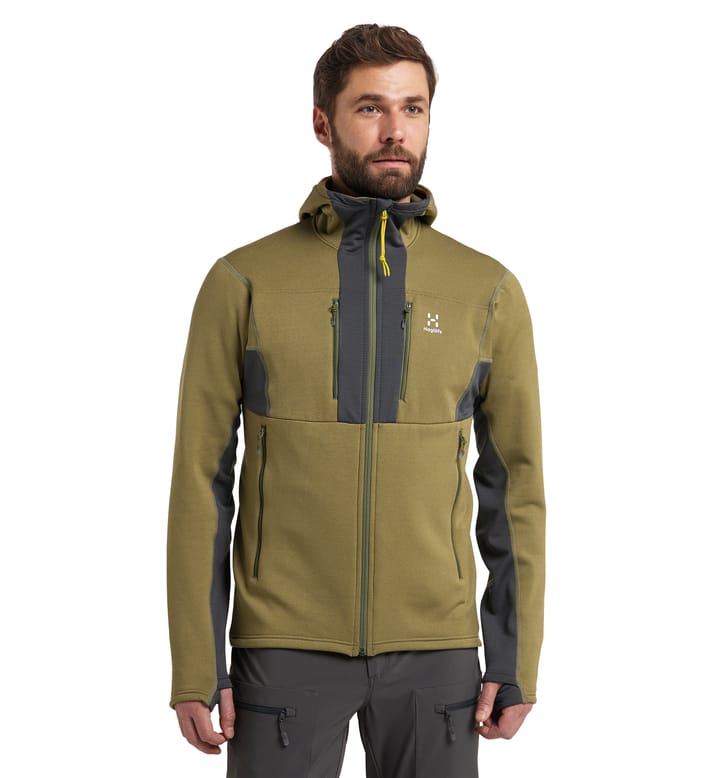 Roc Nordic Mid Hood Men Olive Green/Magnetite Roc Nordic Mid Hood Men Olive Green/Magnetite
