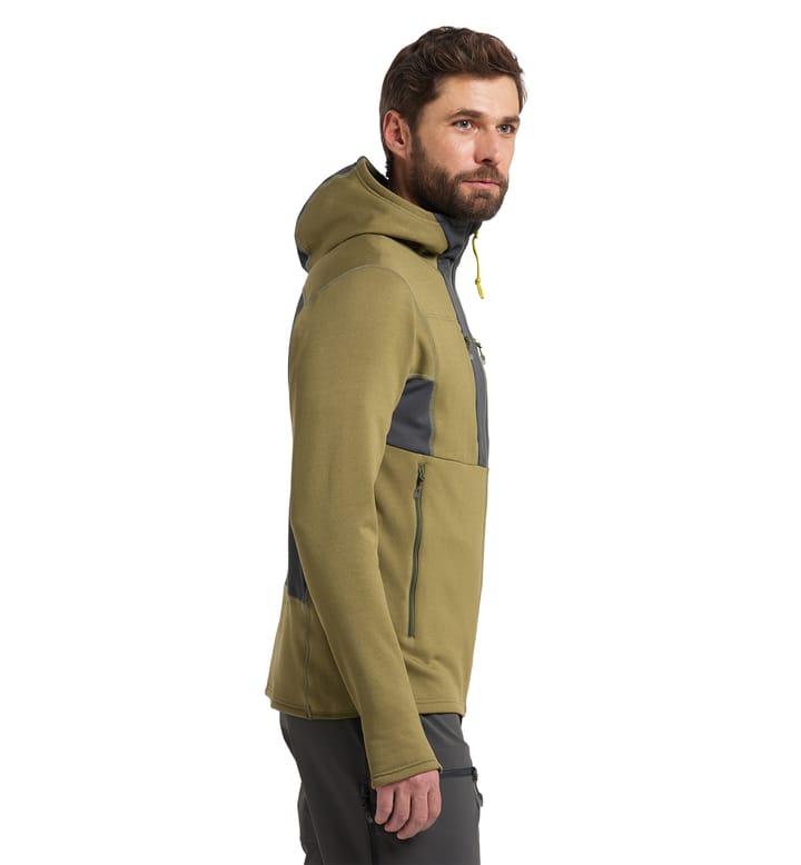 Roc Nordic Mid Hood Men Olive Green/Magnetite