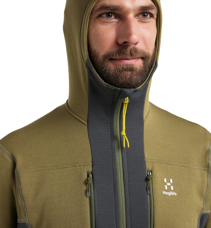 Roc Nordic Mid Hood Men Olive Green/Magnetite