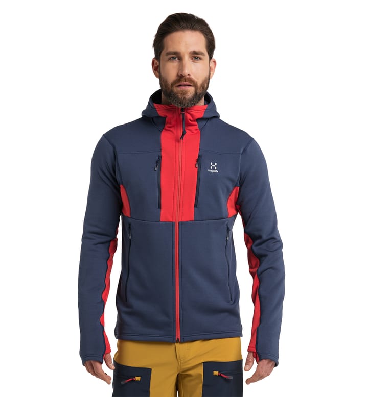 Roc Nordic Mid Hood Men Tarn Blue/Zenith Red Roc Nordic Mid Hood Men Tarn Blue/Zenith Red