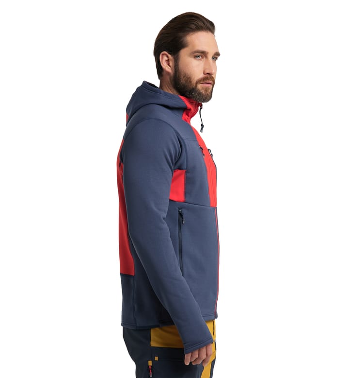 Roc Nordic Mid Hood Men Tarn Blue/Zenith Red Roc Nordic Mid Hood Men Tarn Blue/Zenith Red