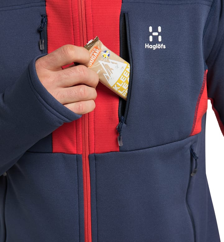 Roc Nordic Mid Hood Men Tarn Blue/Zenith Red Roc Nordic Mid Hood Men Tarn Blue/Zenith Red