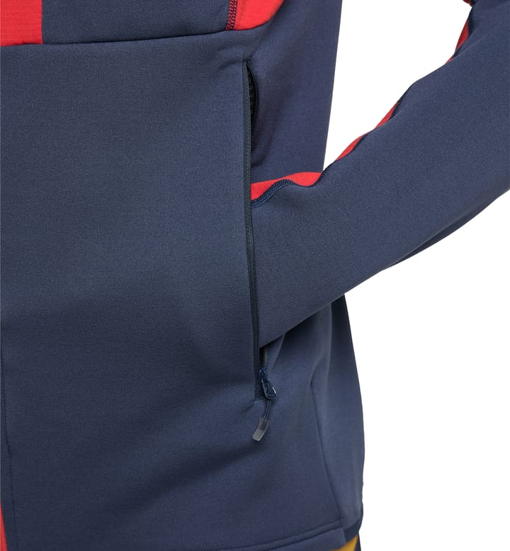 Roc Nordic Mid Hood Men Tarn Blue/Zenith Red Roc Nordic Mid Hood Men Tarn Blue/Zenith Red