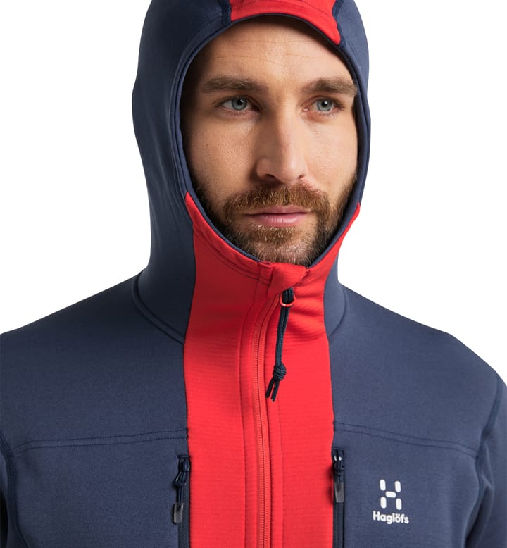 Roc Nordic Mid Hood Men Tarn Blue/Zenith Red Roc Nordic Mid Hood Men Tarn Blue/Zenith Red