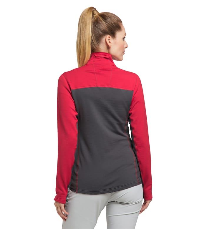 Roc Sheer Mid Jacket Women Scarlet Red/Magnetite