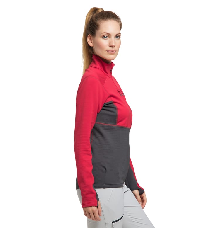 Roc Sheer Mid Jacket Women Scarlet Red/Magnetite Roc Sheer Mid Jacket Women Scarlet Red/Magnetite