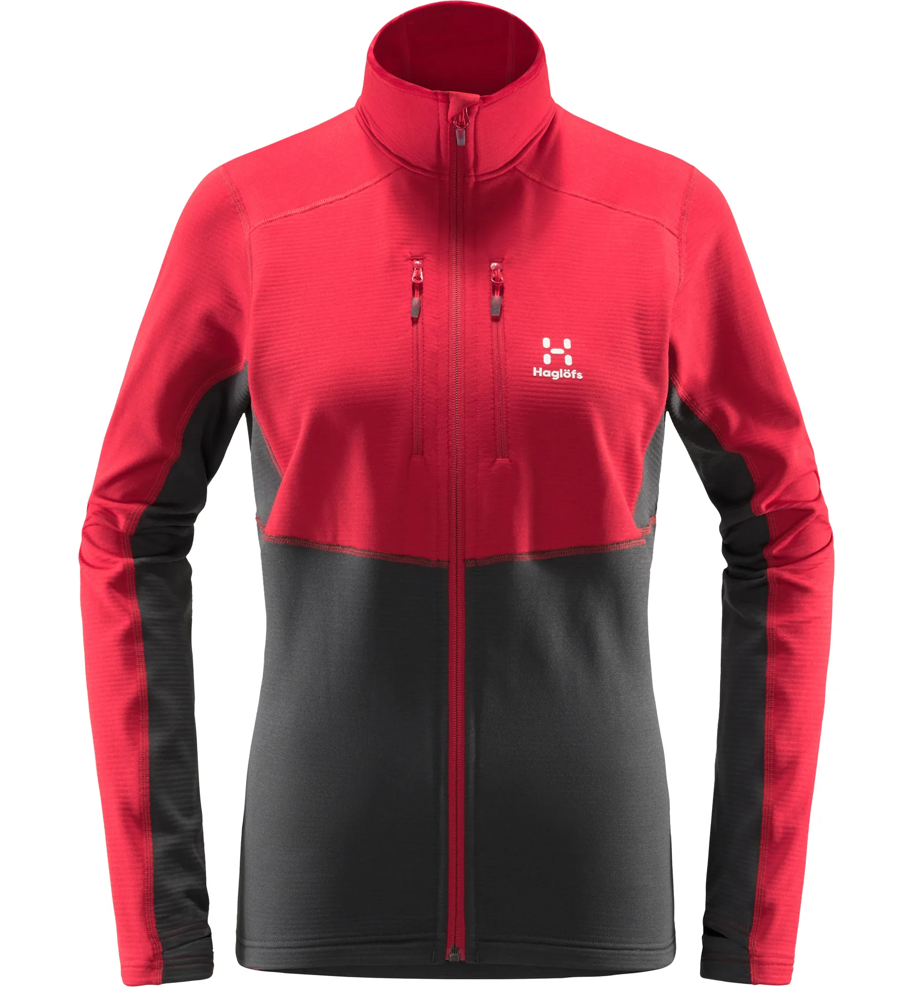 Roc Sheer Mid Jacket Women Scarlet Red/Magnetite