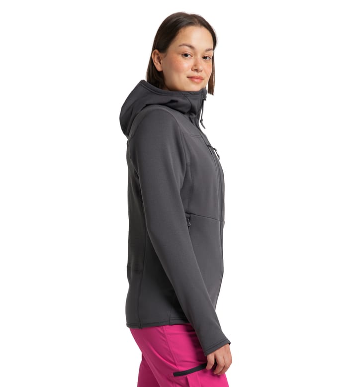 Roc Nordic Mid Hood Women Magnetite