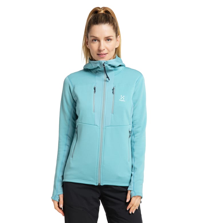 Roc Nordic Mid Hood Women Frost Blue