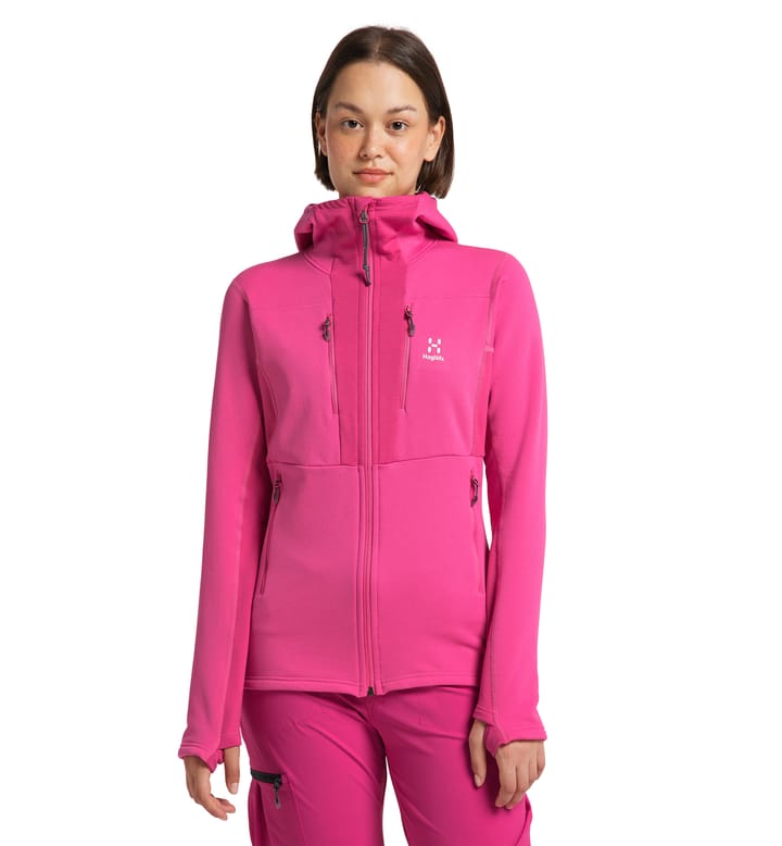 Roc Nordic Mid Hood Women Ultra Pink Roc Nordic Mid Hood Women Ultra Pink
