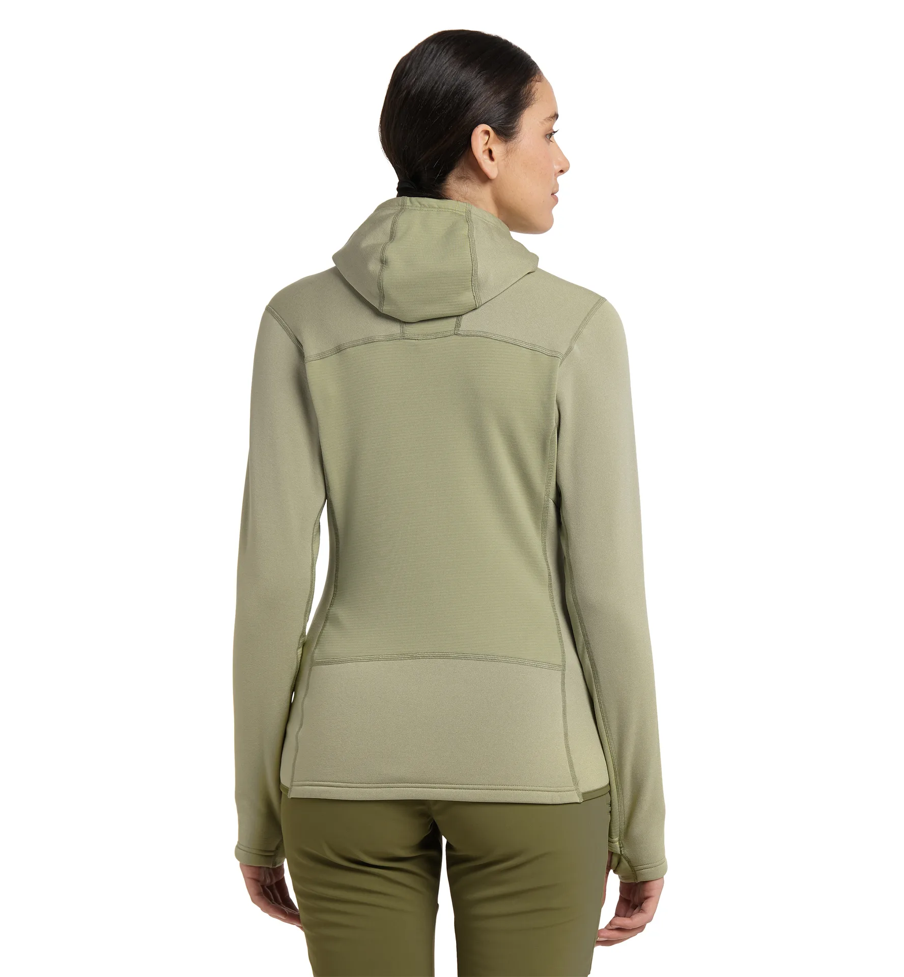 Roc Nordic Mid Hood Women Thyme Green