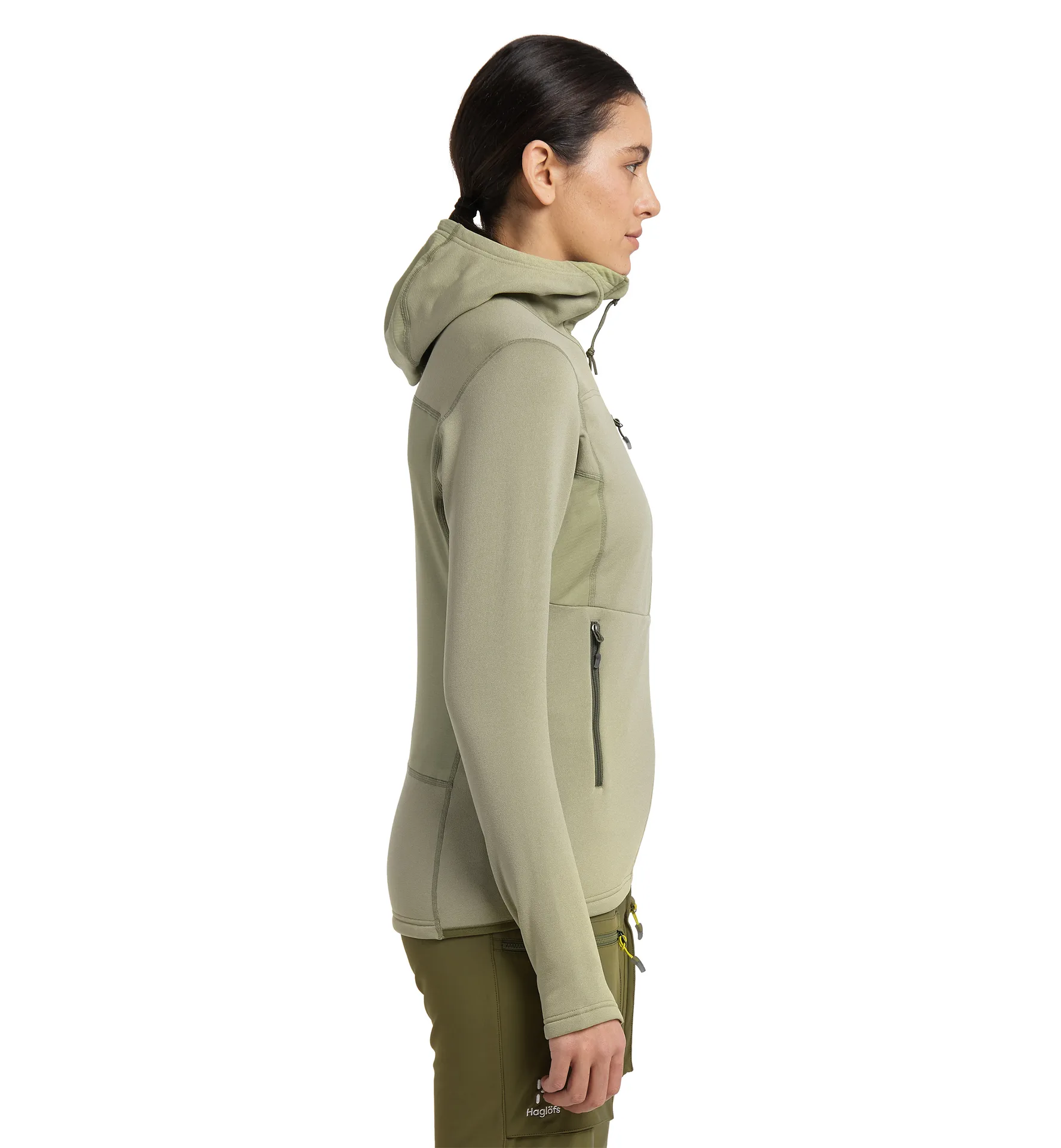 Roc Nordic Mid Hood Women Thyme Green