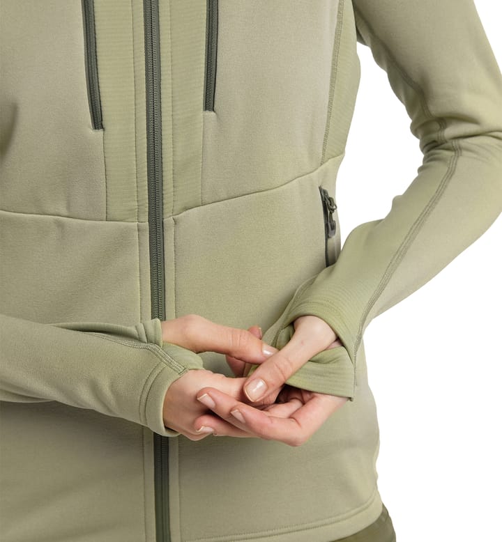 Roc Nordic Mid Hood Women Thyme Green Roc Nordic Mid Hood Women Thyme Green