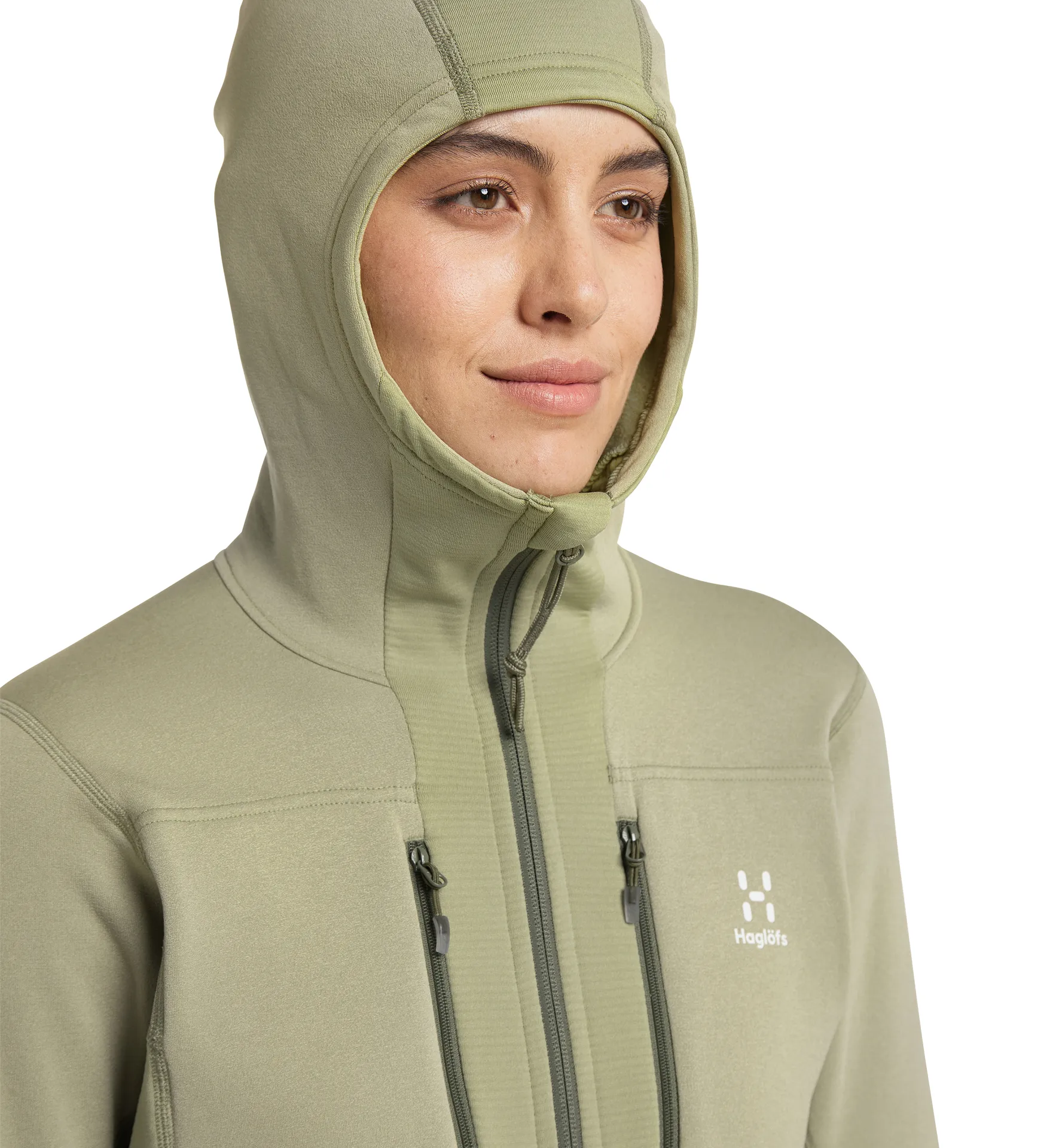 Roc Nordic Mid Hood Women Thyme Green