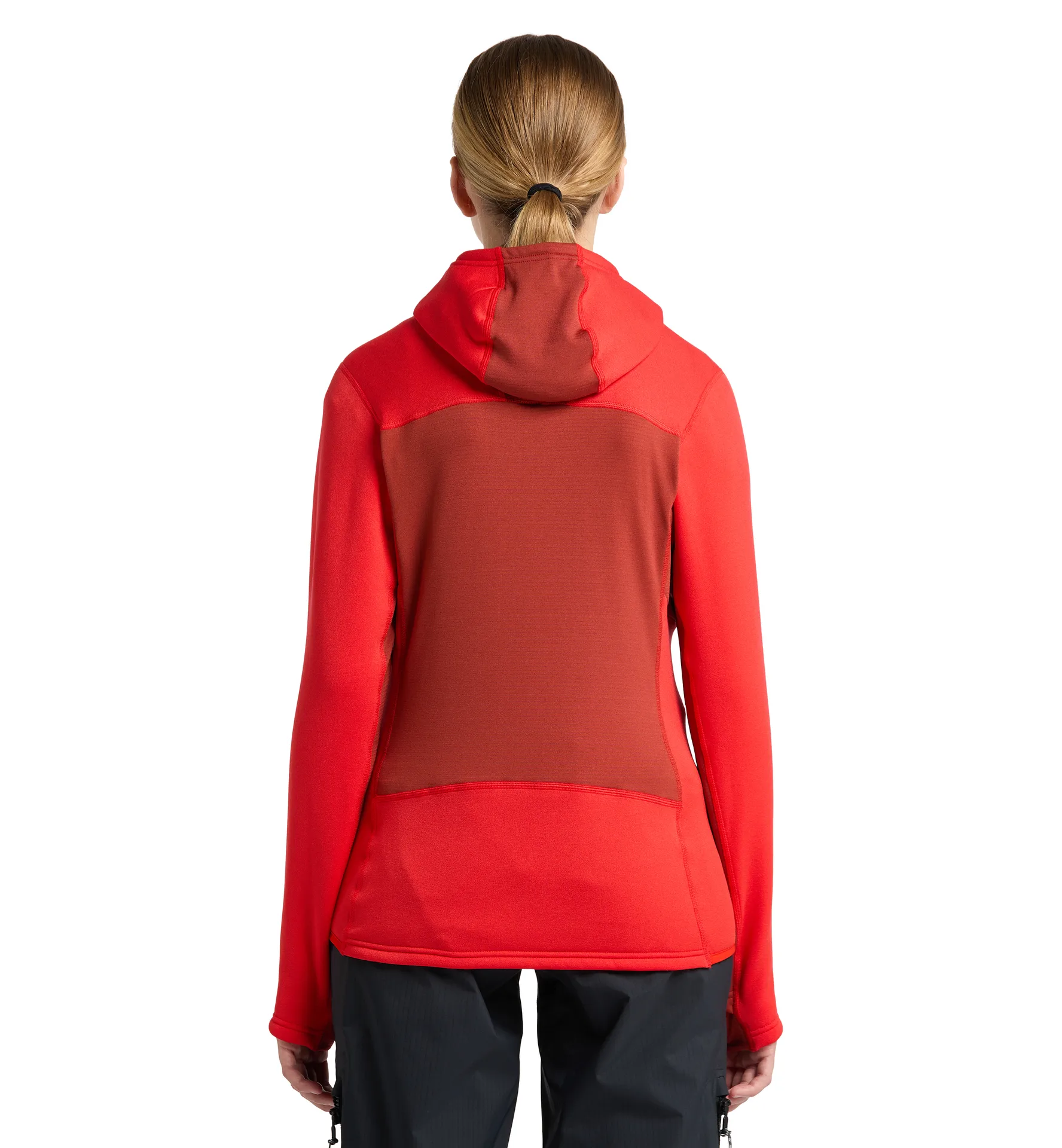 Roc Nordic Mid Hood Women Poppy red/Corrosion