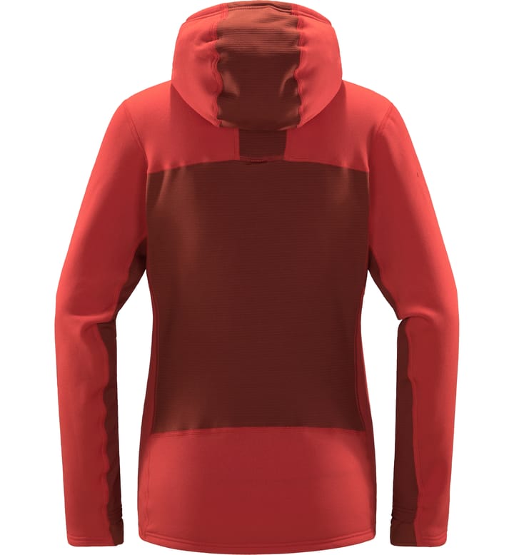 Roc Nordic Mid Hood Women Poppy red/Corrosion Roc Nordic Mid Hood Women Poppy red/Corrosion
